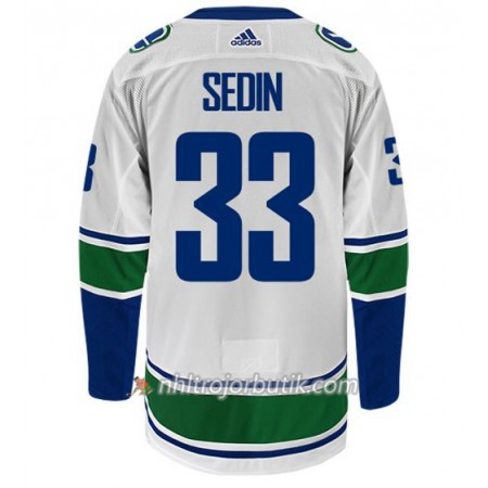 Män Ishockey Vancouver Canucks Tröja HENRIK SEDIN 33 Adidas Vit Authentic
